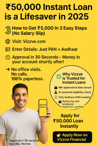 ₹50,000 Instant Loan Approved in 30 Seconds ✅ No Salary Slip Needed – Safe, Trusted & 100% Paperless 🔥